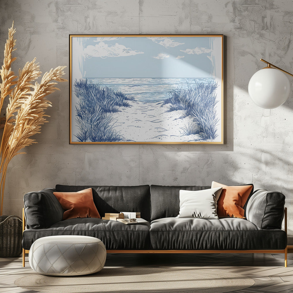 Strandspaziergang | Leinwand
