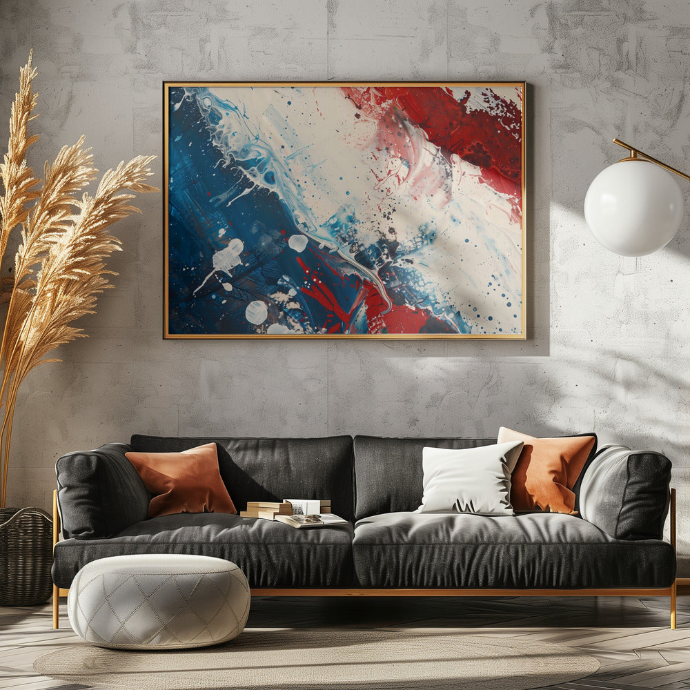 Rot, Weiß und Blau | Poster