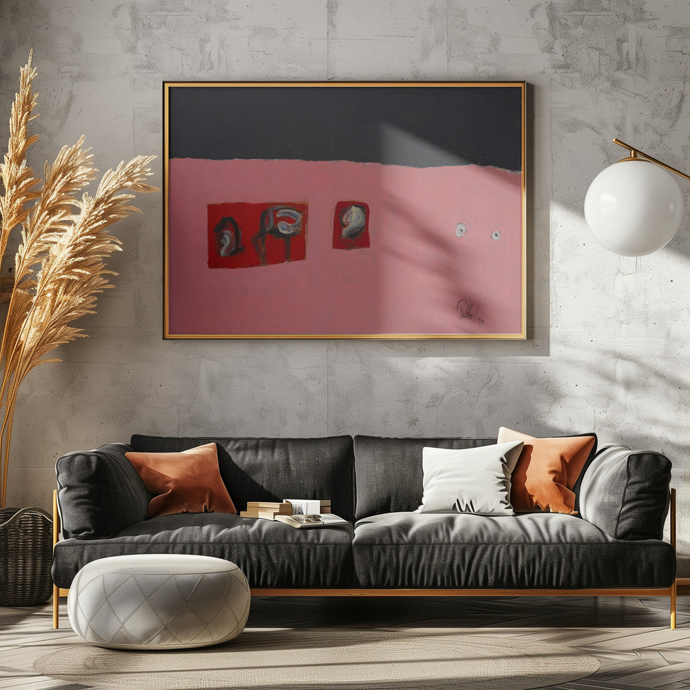 Beobachtende Augen | Leinwand