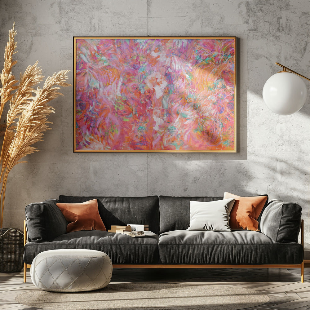 Unter den Rosen | Leinwand