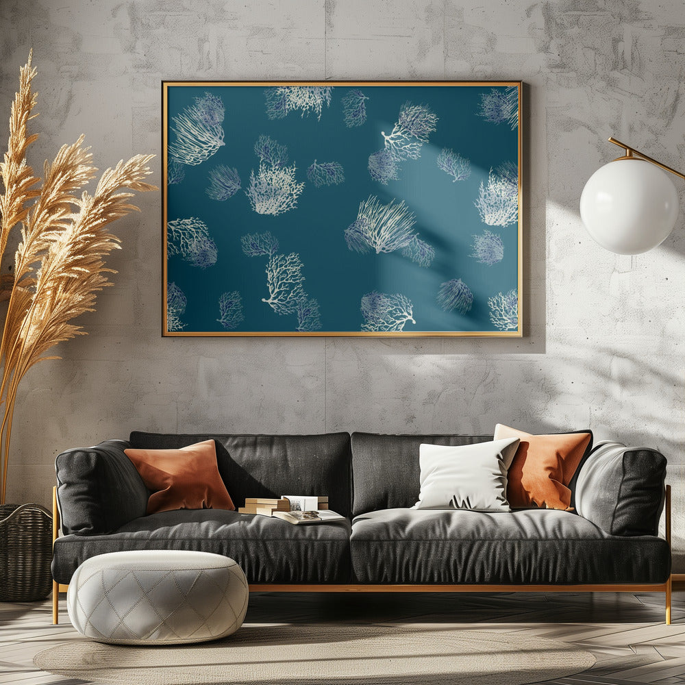 Blue Coral Mix | Poster