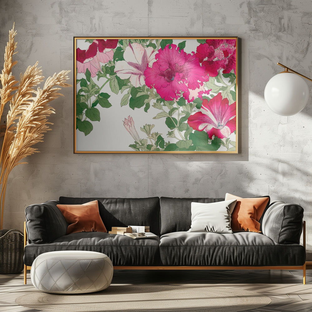 Vintage Petunienblüte Nr. 2 | Leinwand