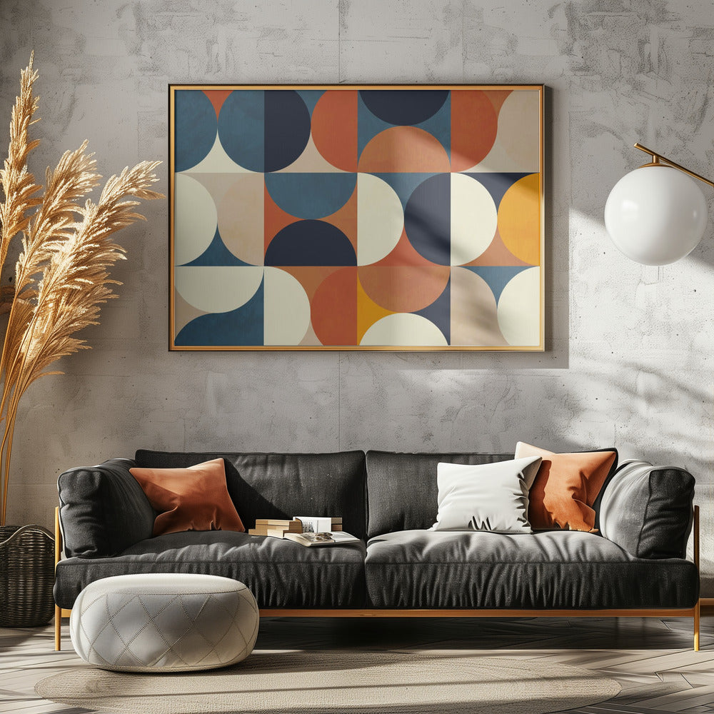 Geometrie New12 Marron | Poster