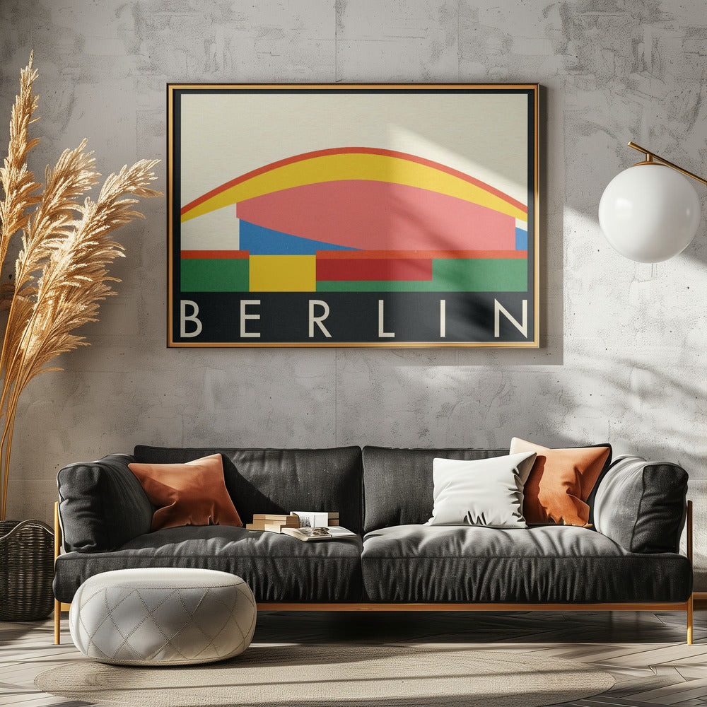 Berlin Hkw | Leinwand