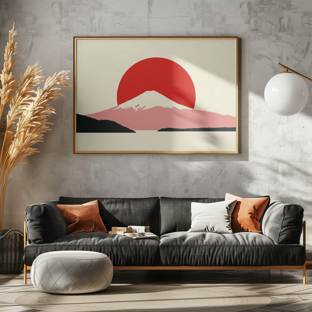 Fuji Sonne | Leinwand