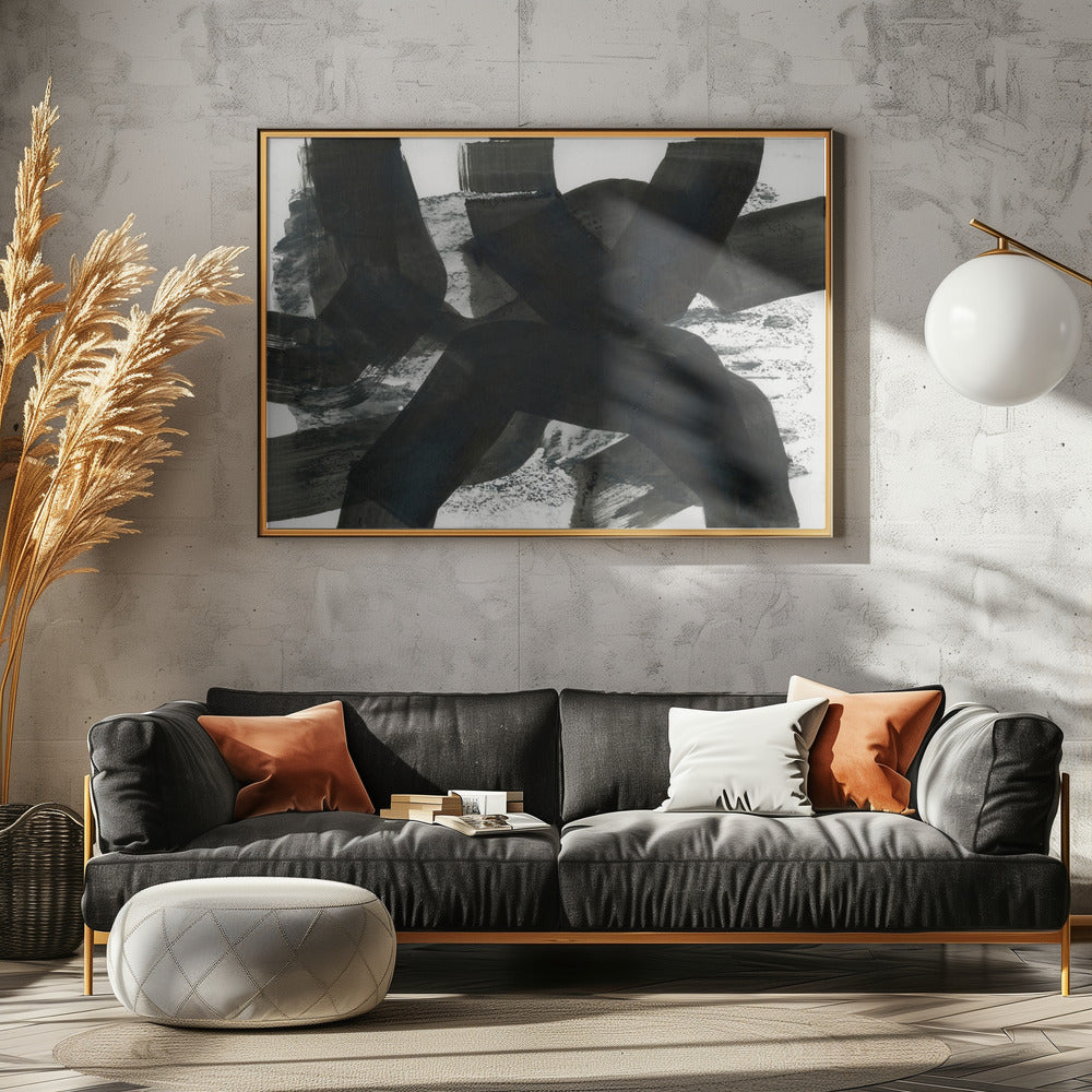 Black Texture Meeting 3 | Canvas