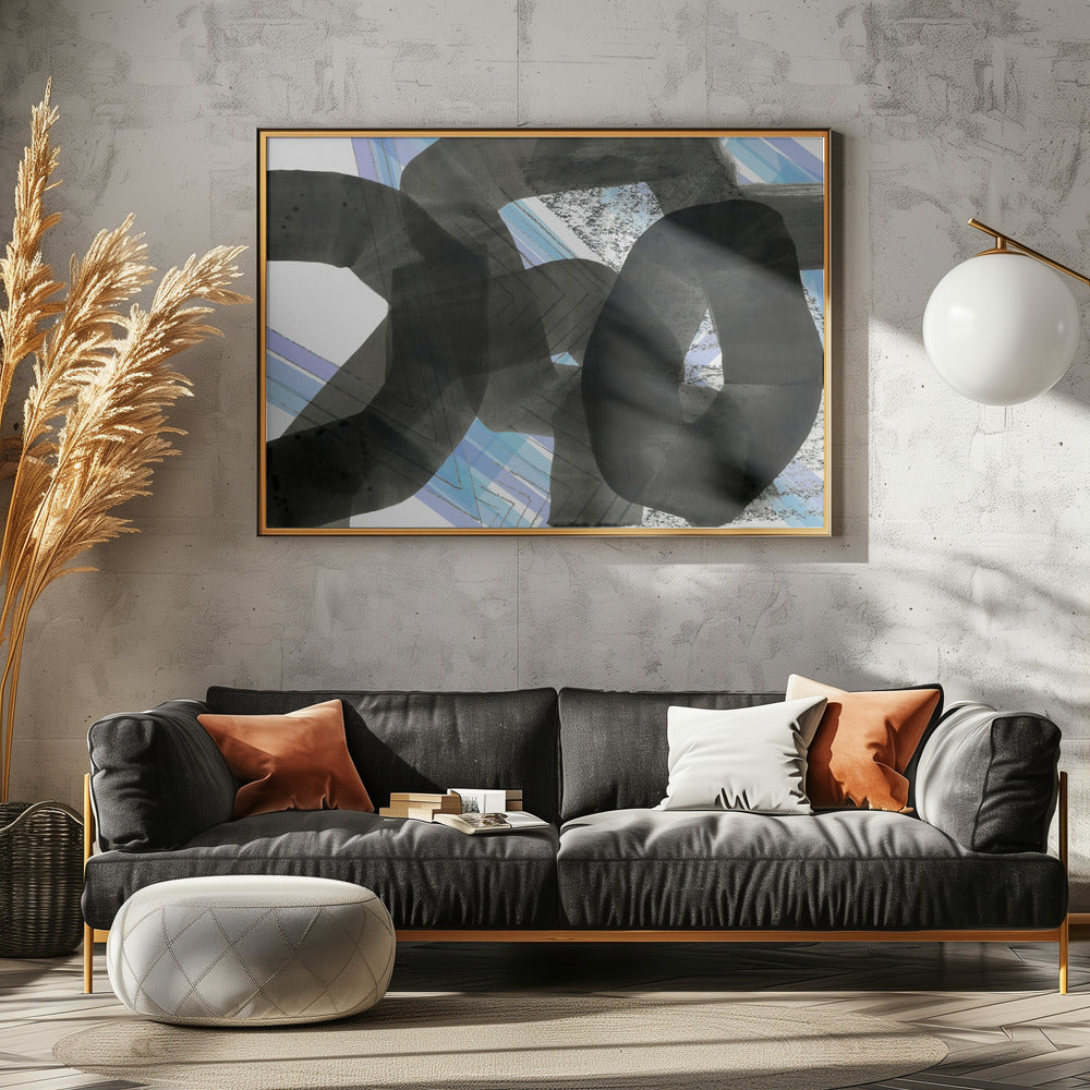 Black Texture Meeting 4 | Canvas