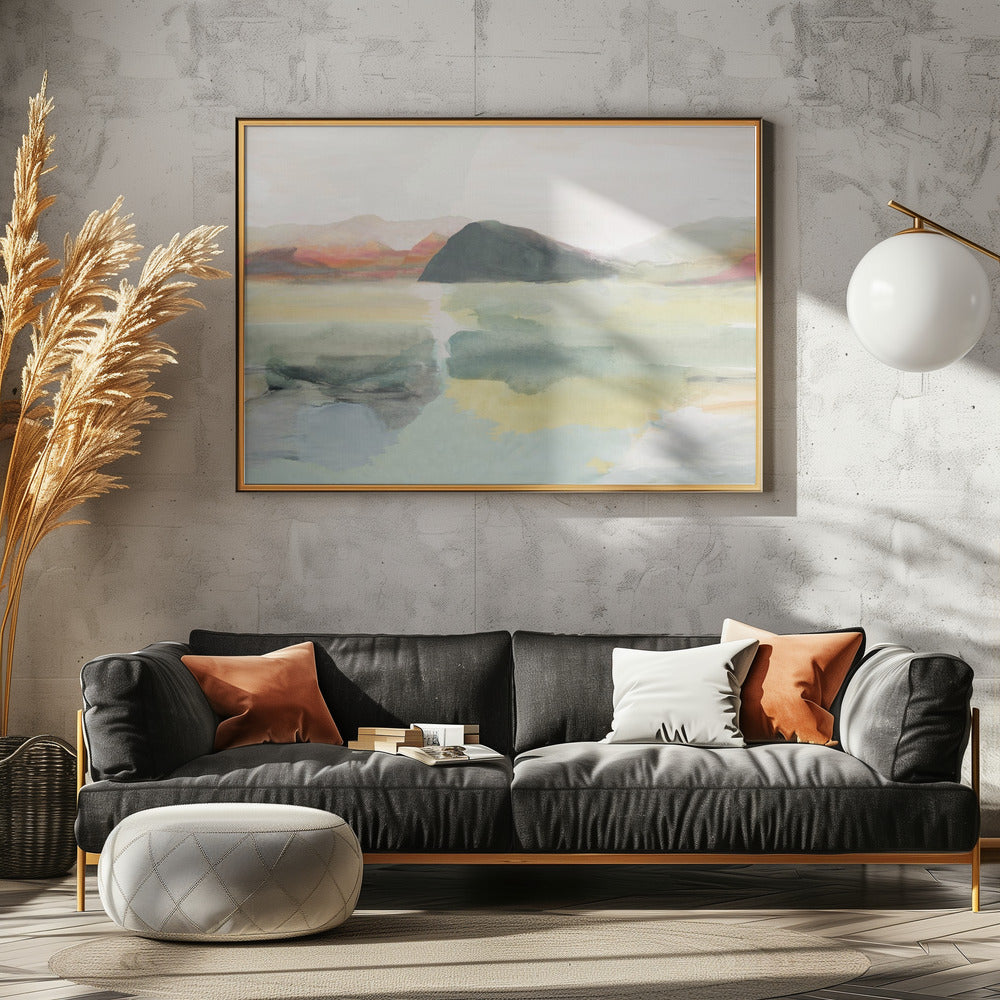 Aquarelllandschaft Nr. 2 | Leinwand