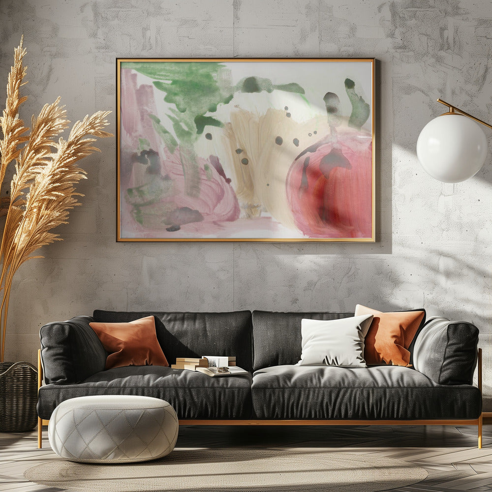 Aquarell Organische Formen 1 | Leinwand