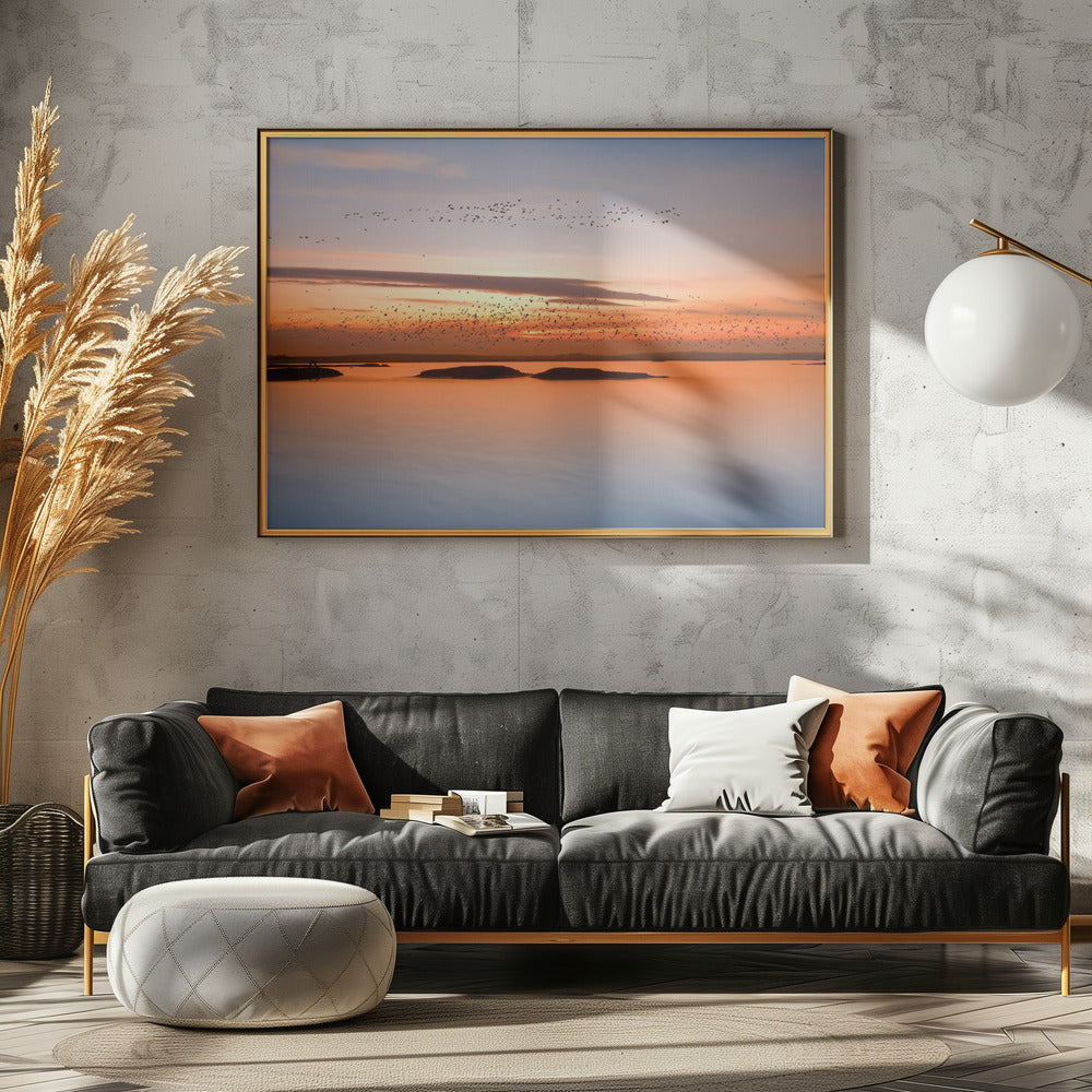 bei Sonnenuntergang | Leinwand