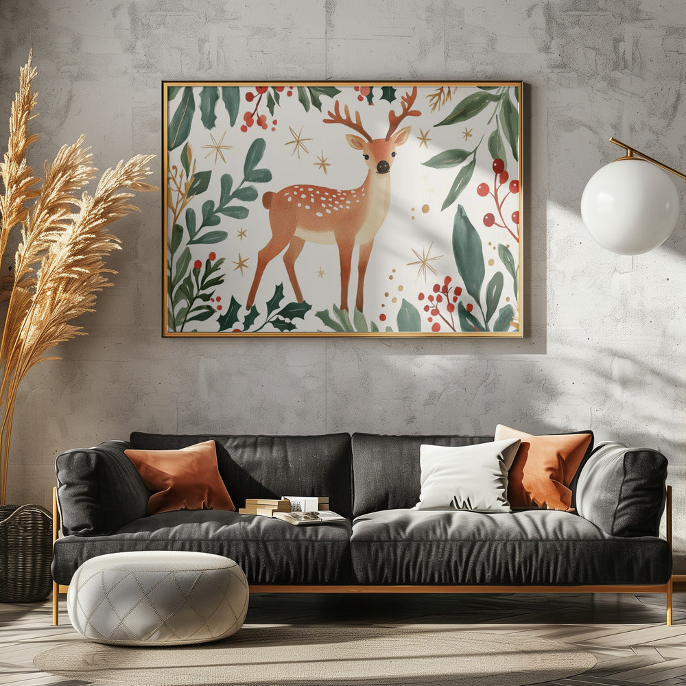 Zauberhafter Waldhirsch | Poster