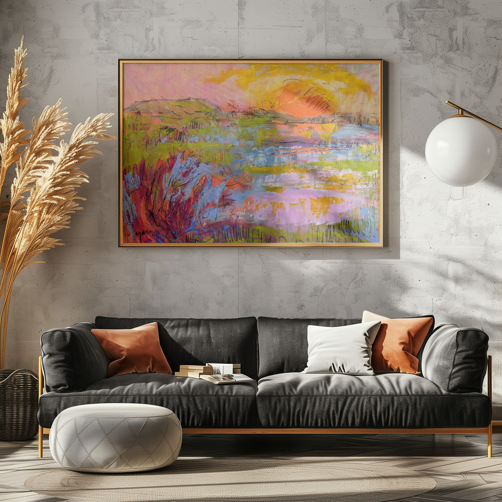 Sonnenuntergangssymphonie | Leinwand