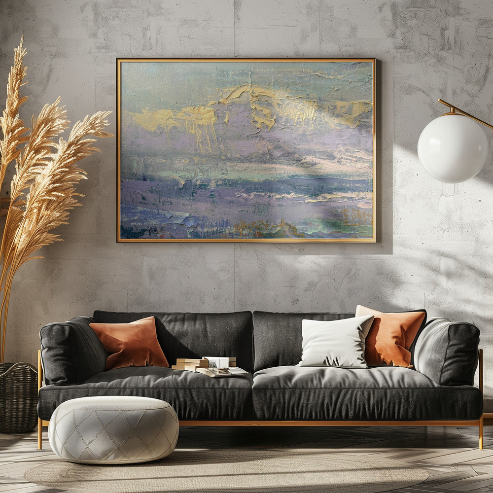 Goldener Dunst | Leinwand