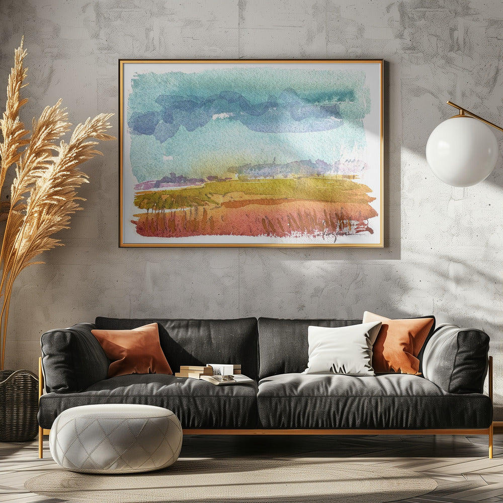 Blauer Himmel Horizont | Poster