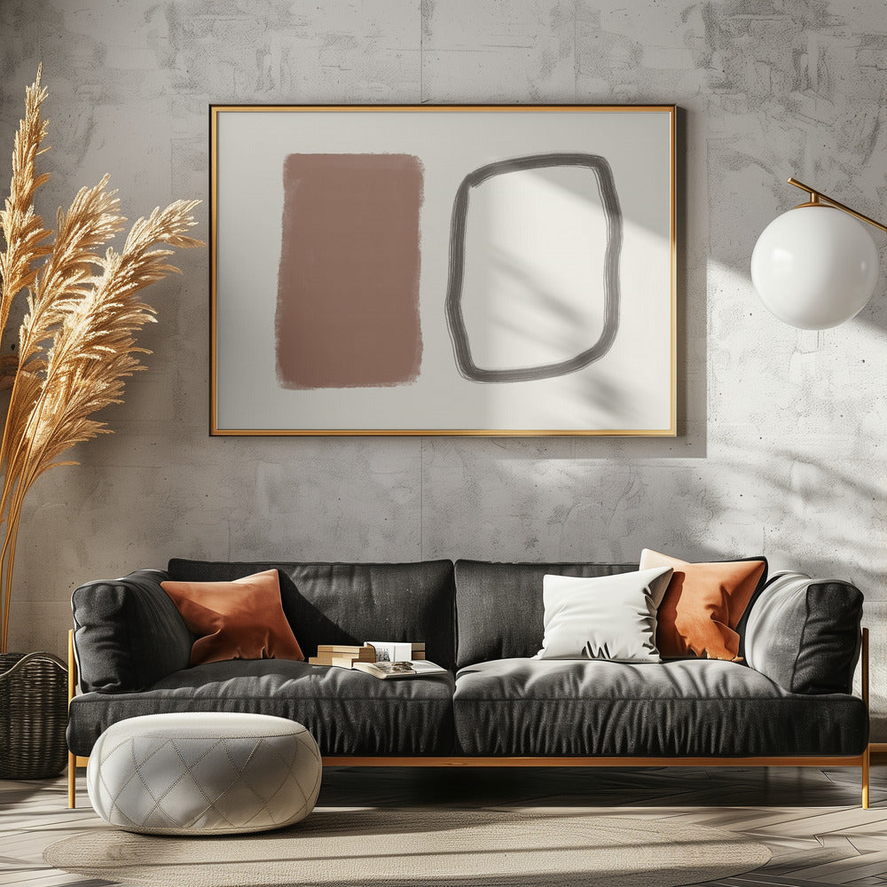 Formen im Kontrast | Leinwand