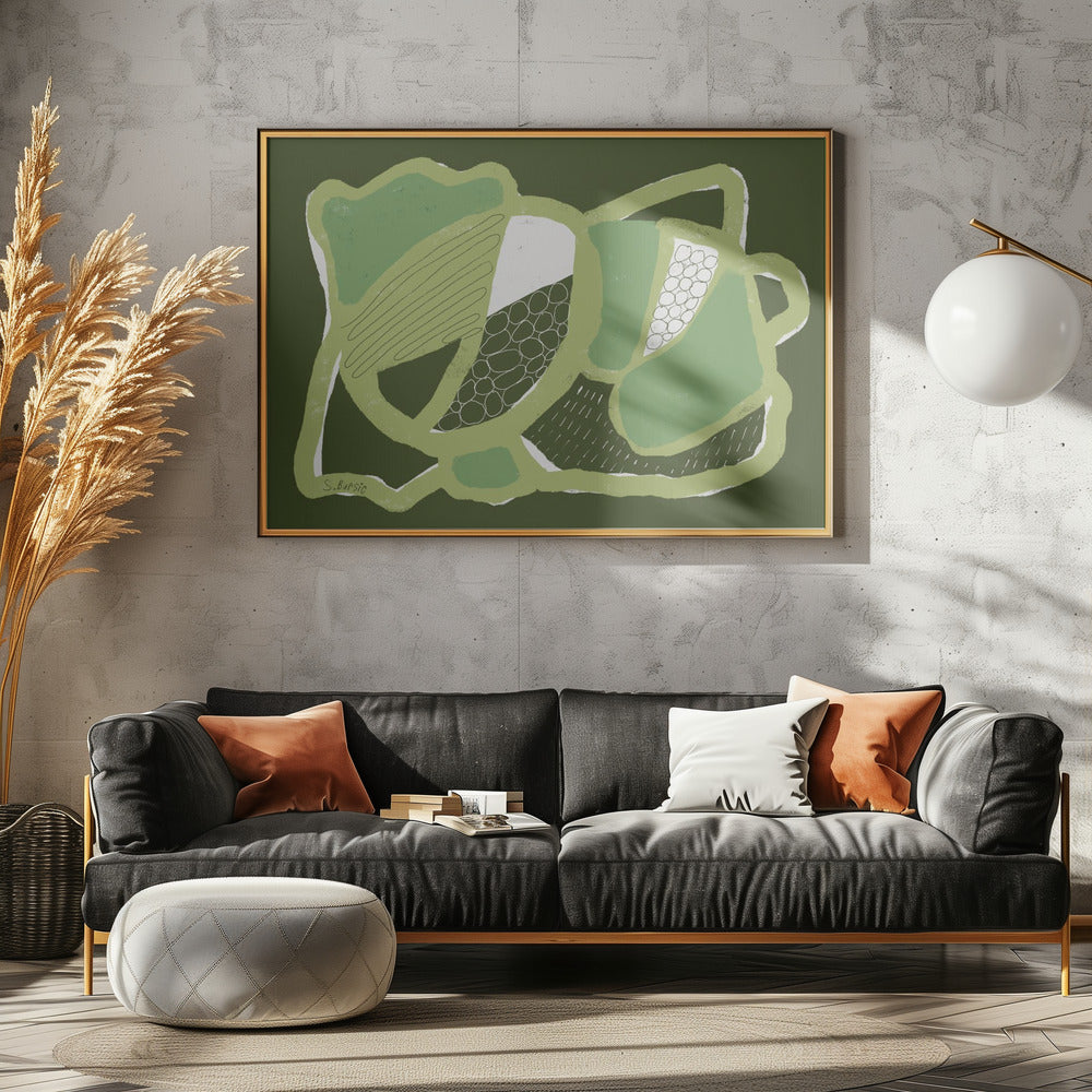 Grünes ABSTRAKT | Poster