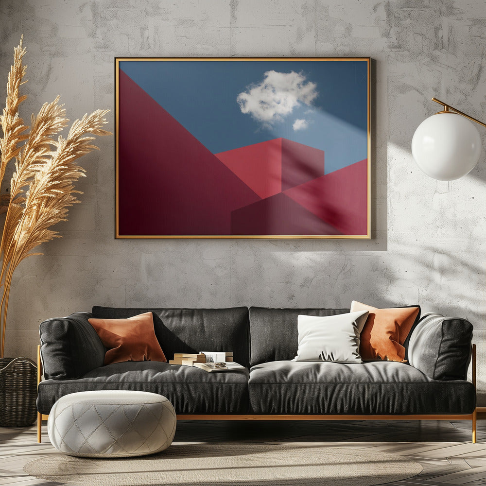 Rote Formen | Leinwand