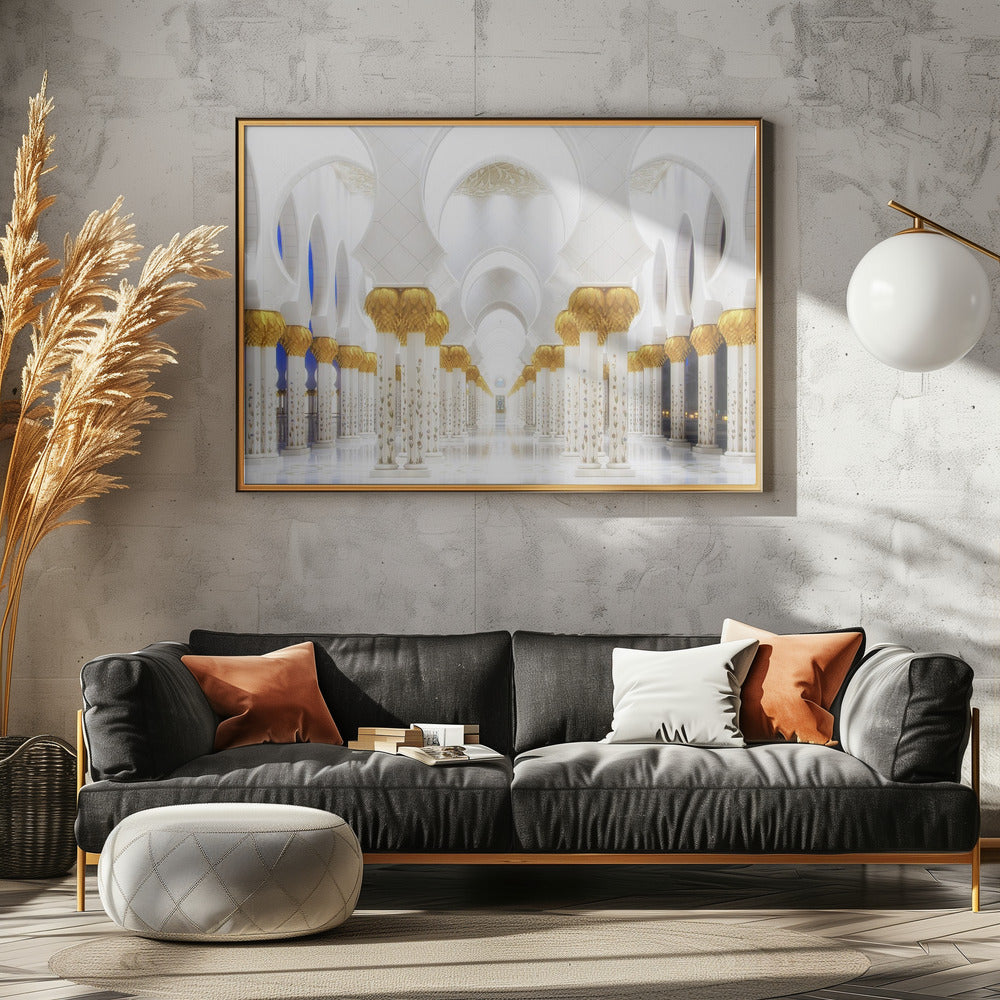 Weiß und Gold | Poster