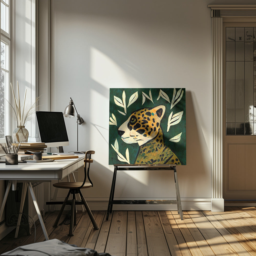 Jaguars Blick | Leinwand