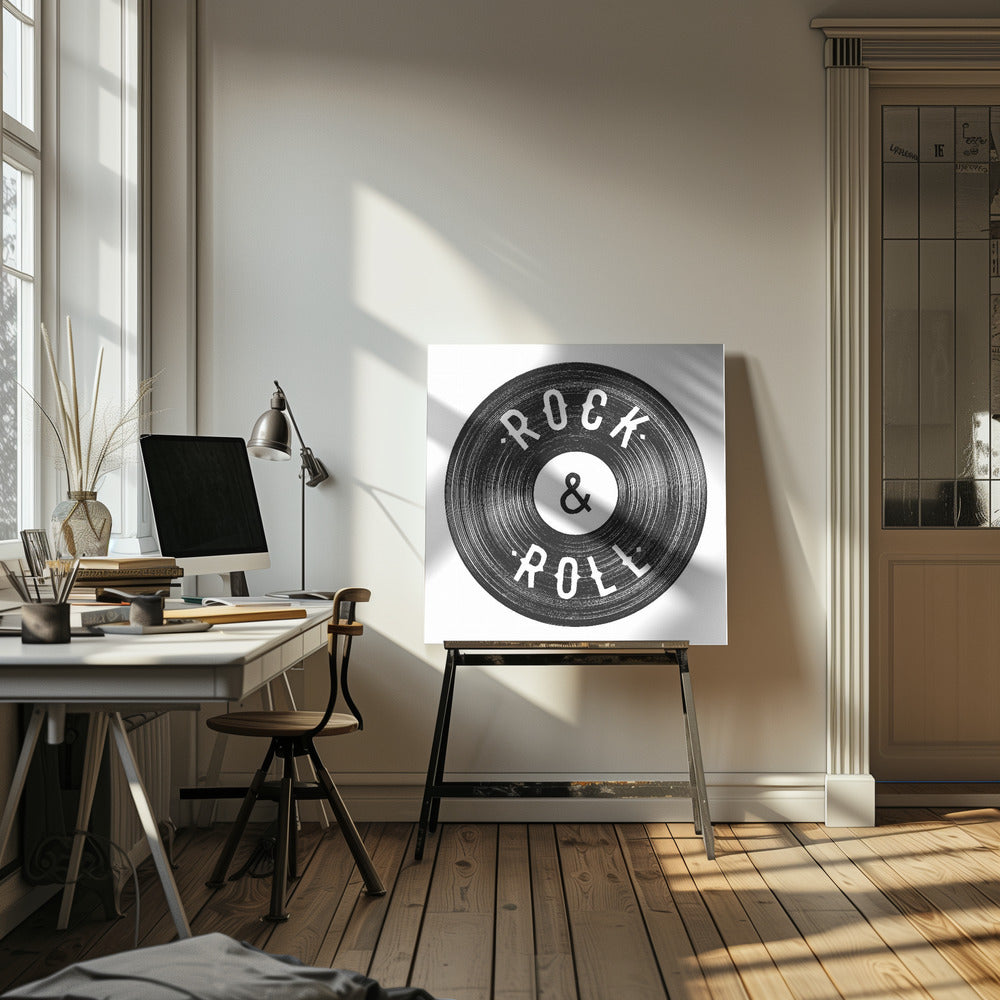 Rock Roll Druck | Leinwand