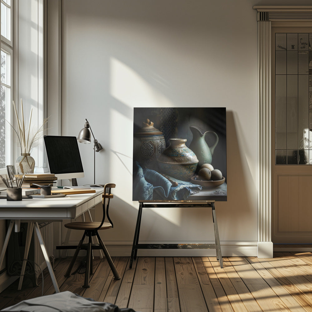 Zeitloses Keramikdestilliergerät | Leinwand