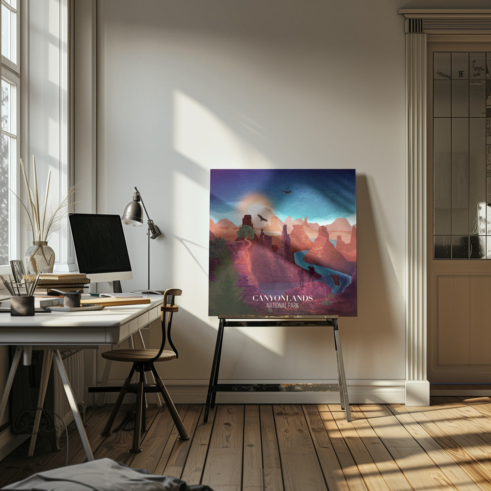 Canyon Sonnenaufgang Vista | Leinwand