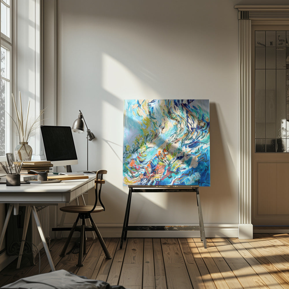 Ausbruch blühenden Lichts | Leinwand