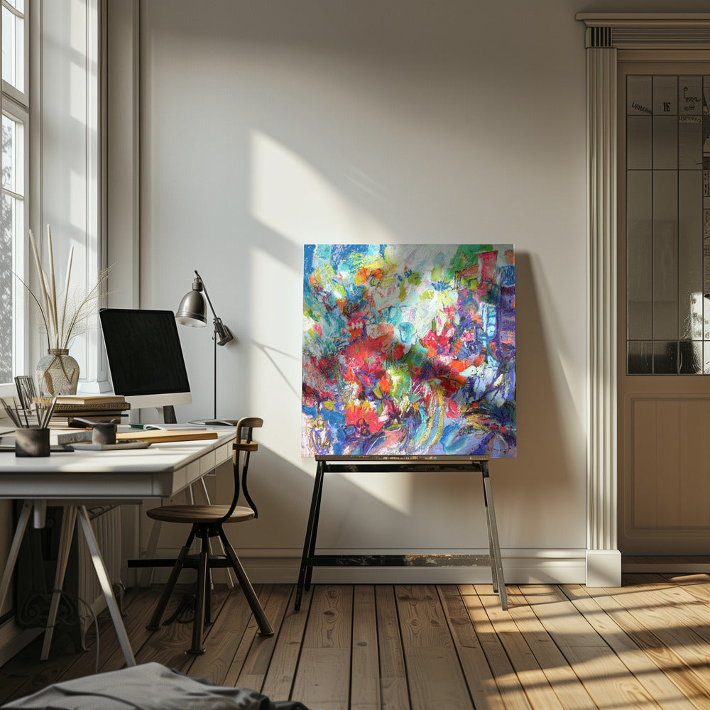 Tief in der Wiese | Leinwand
