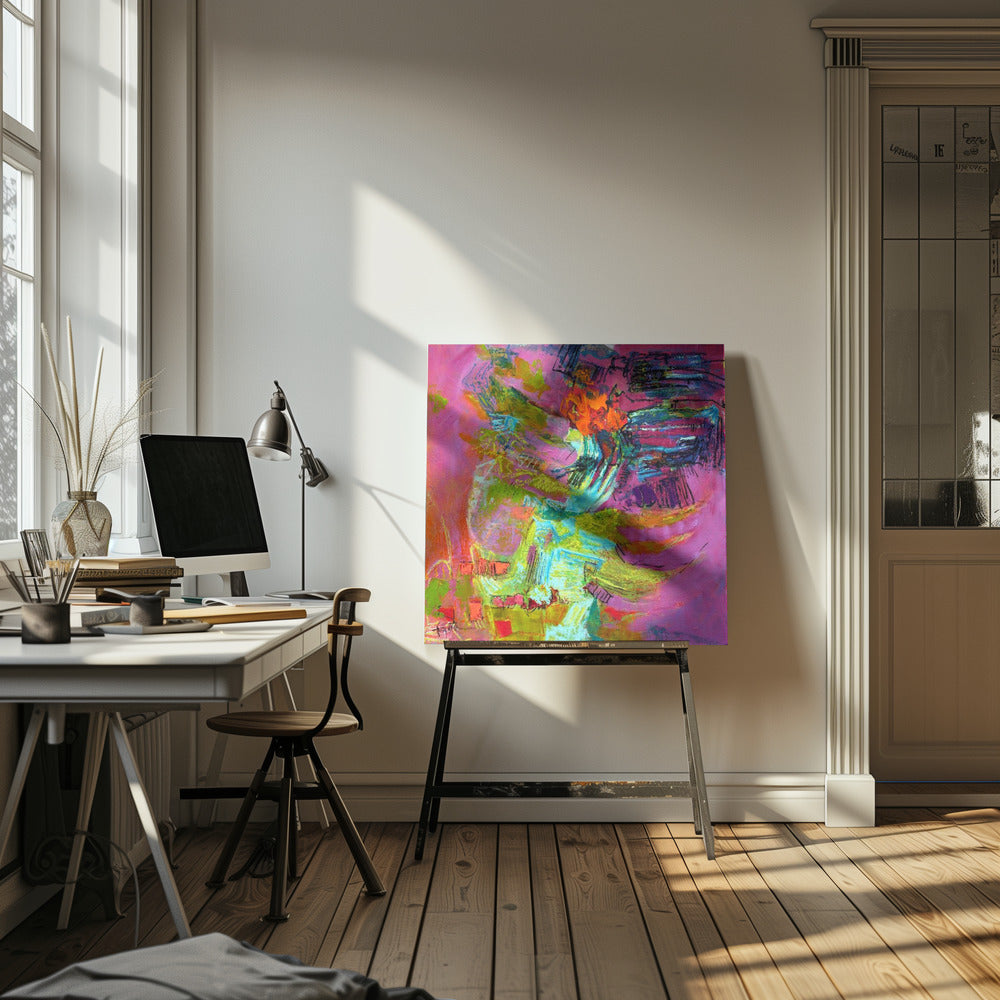 Unter den grünen Weiden | Leinwand