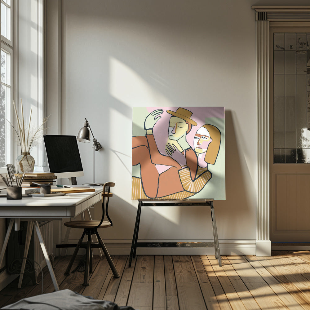 Das Paar | Leinwand