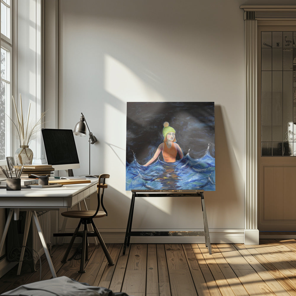 Wildes Schwimmen | Leinwand