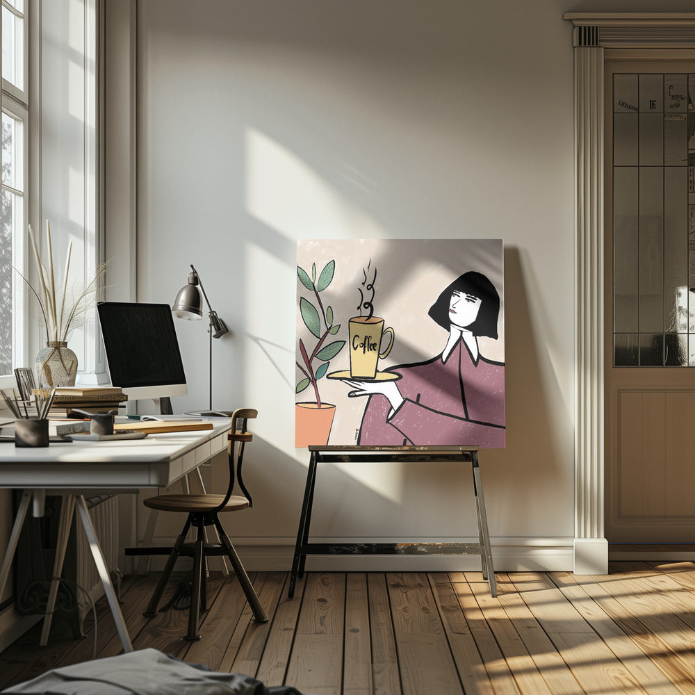 Kaffeeliebhaber | Leinwand
