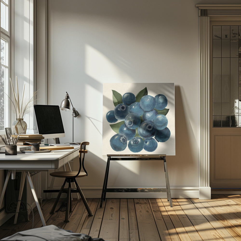 Blaubeeren | Leinwand