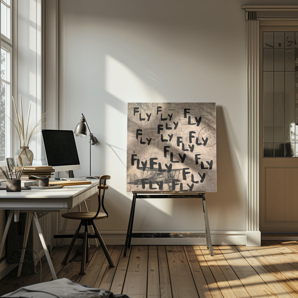 letter art  [fly] | Canvas