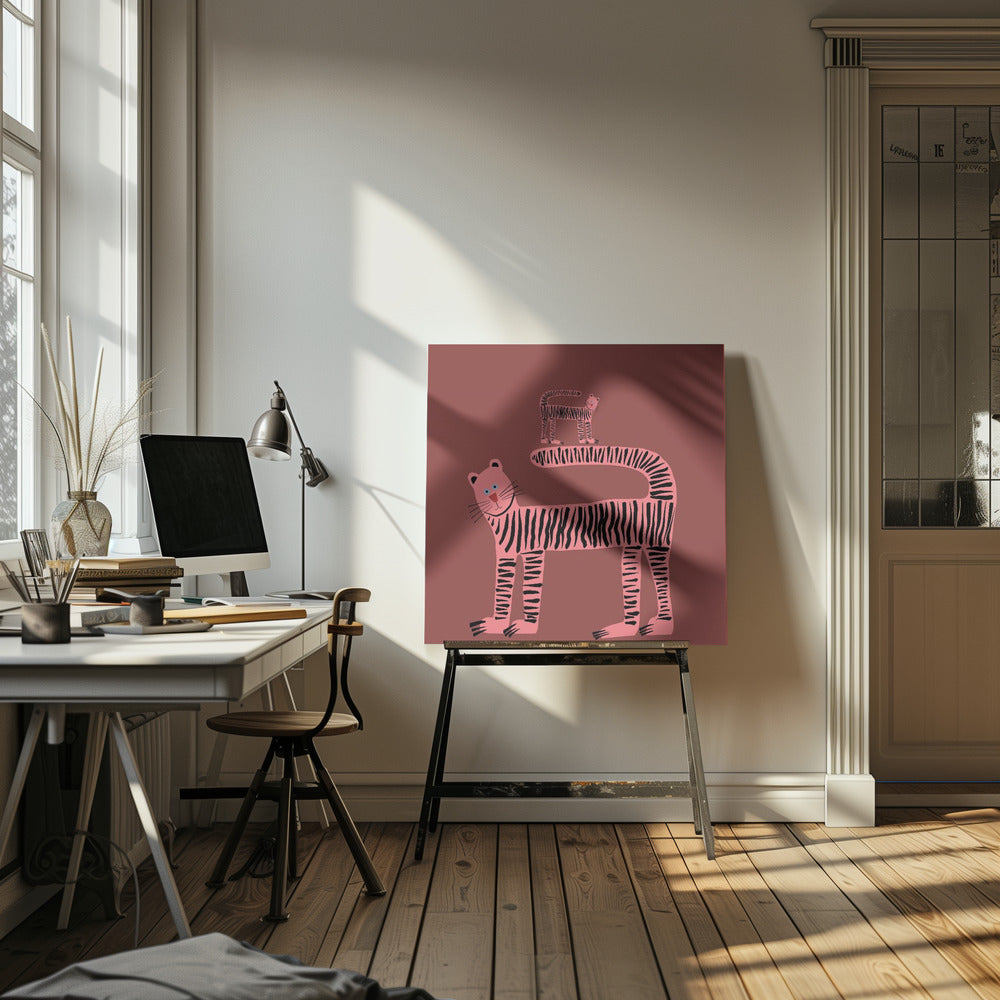Tigerkatze | Leinwand