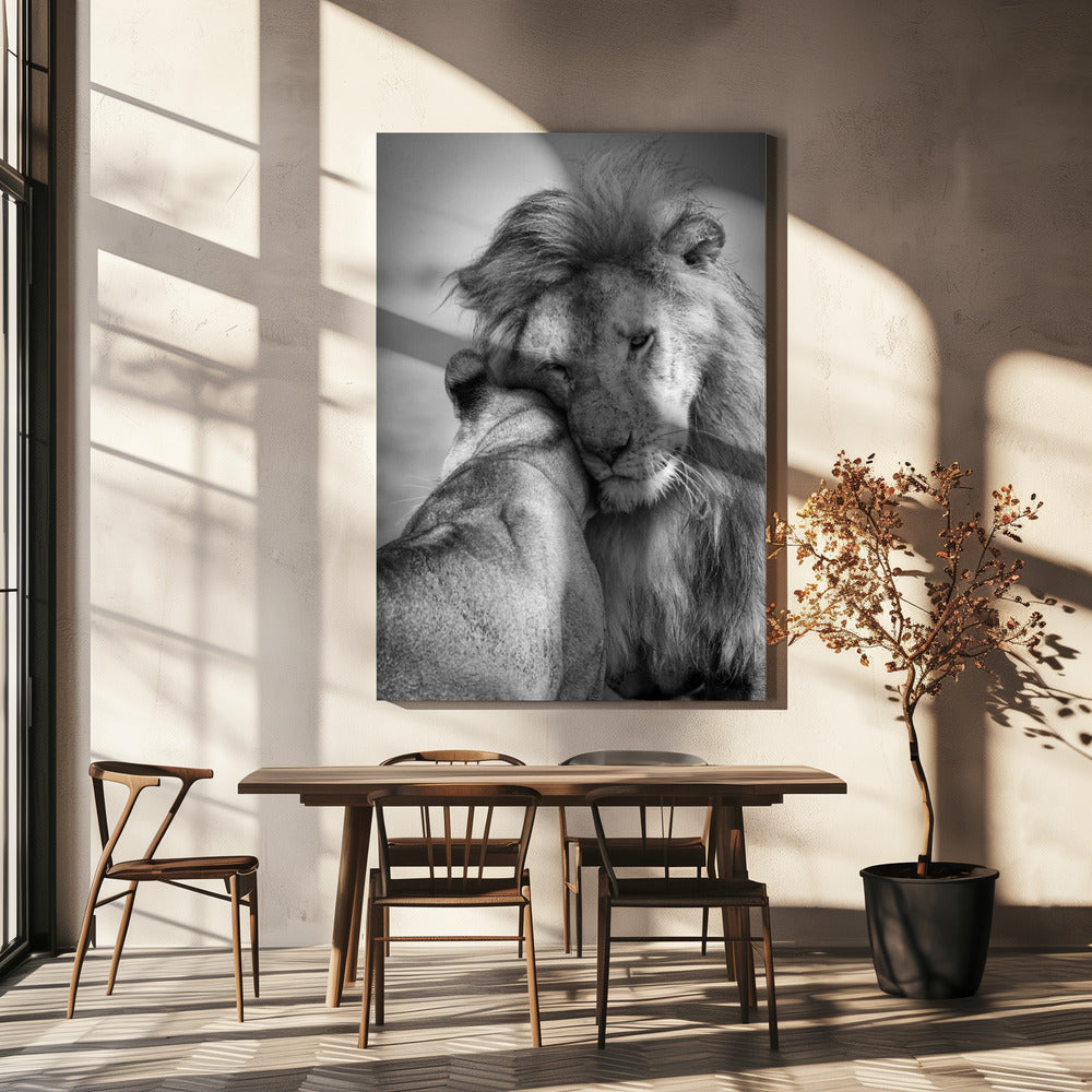 Afrikanische Liebe! | Leinwand