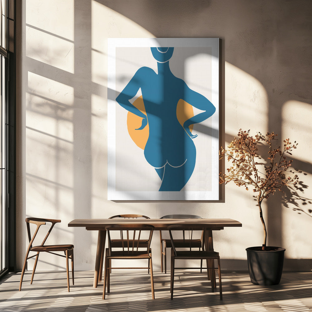 Blaue Frau | Leinwand