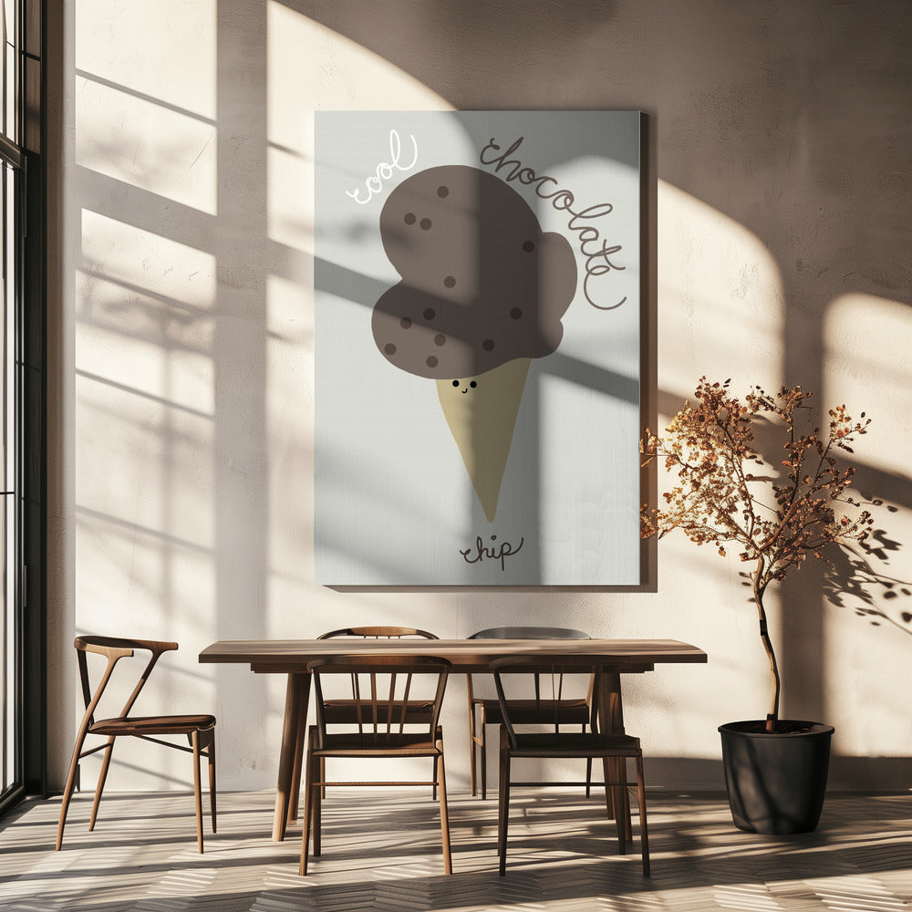 Schokoladenstückchen | Leinwand