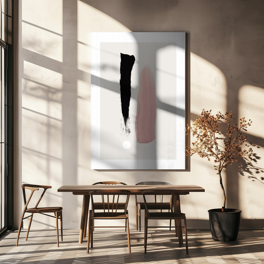 Minimalistische Pinselstriche | Leinwand