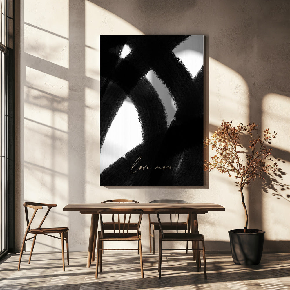 Abstrakter Weg der Liebe | Leinwand
