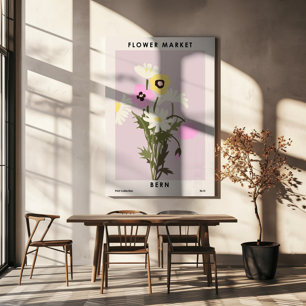 Flower Market Bern | Canvas