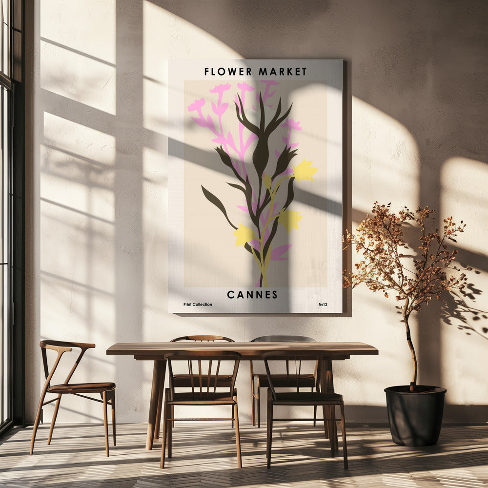 Flower Market Cannes | Canvas