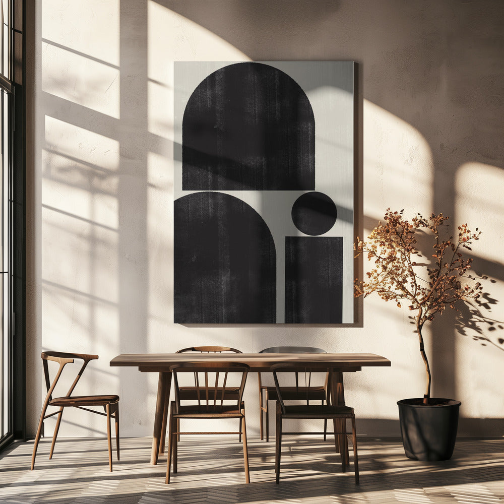 Geometrische Stille | Leinwand