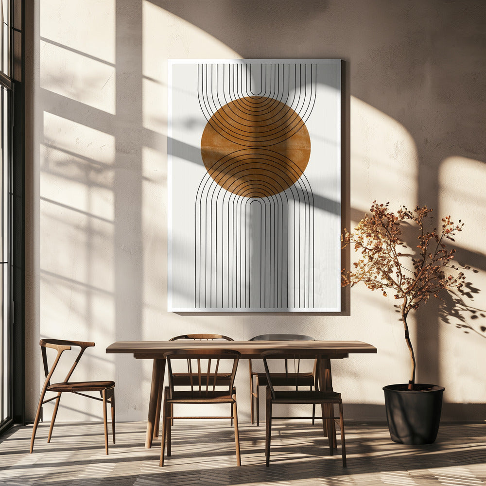 Kreisförmige Harmonie | Leinwand