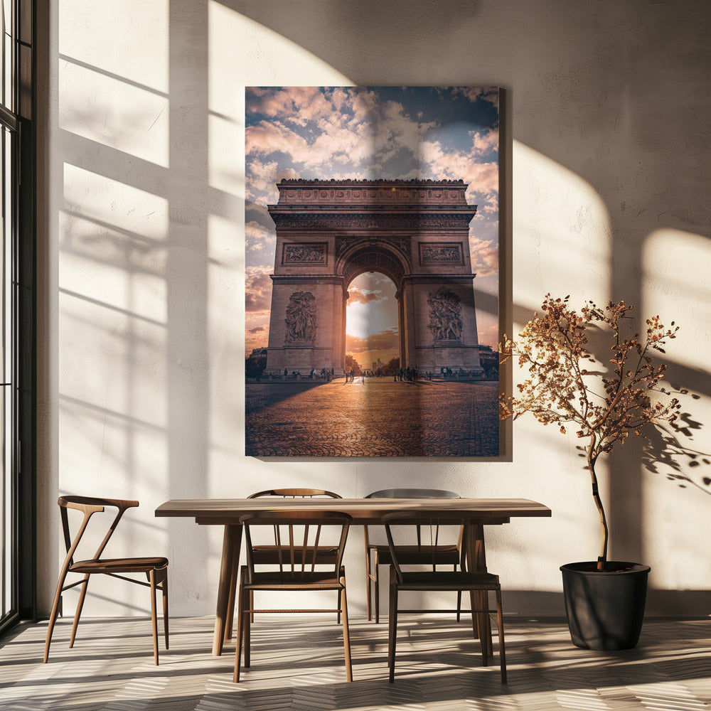 Goldener Bogen von Paris | Leinwand
