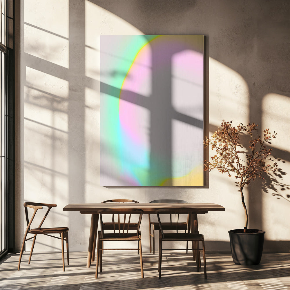 Pastell Glow Curve | Leinwand