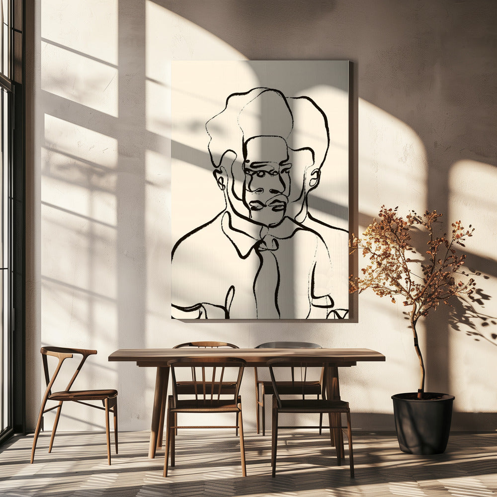 Geschichtete Reflexionen | Leinwand