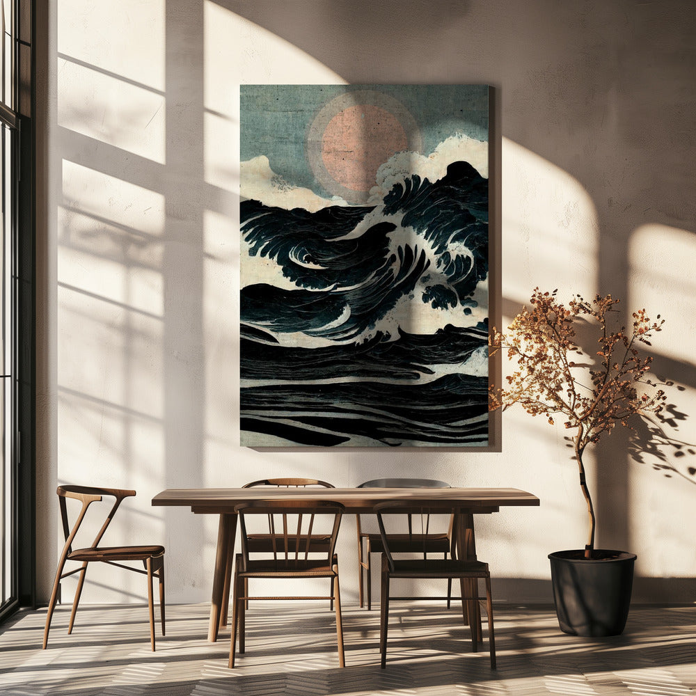 Celestial Wavescape | Canvas