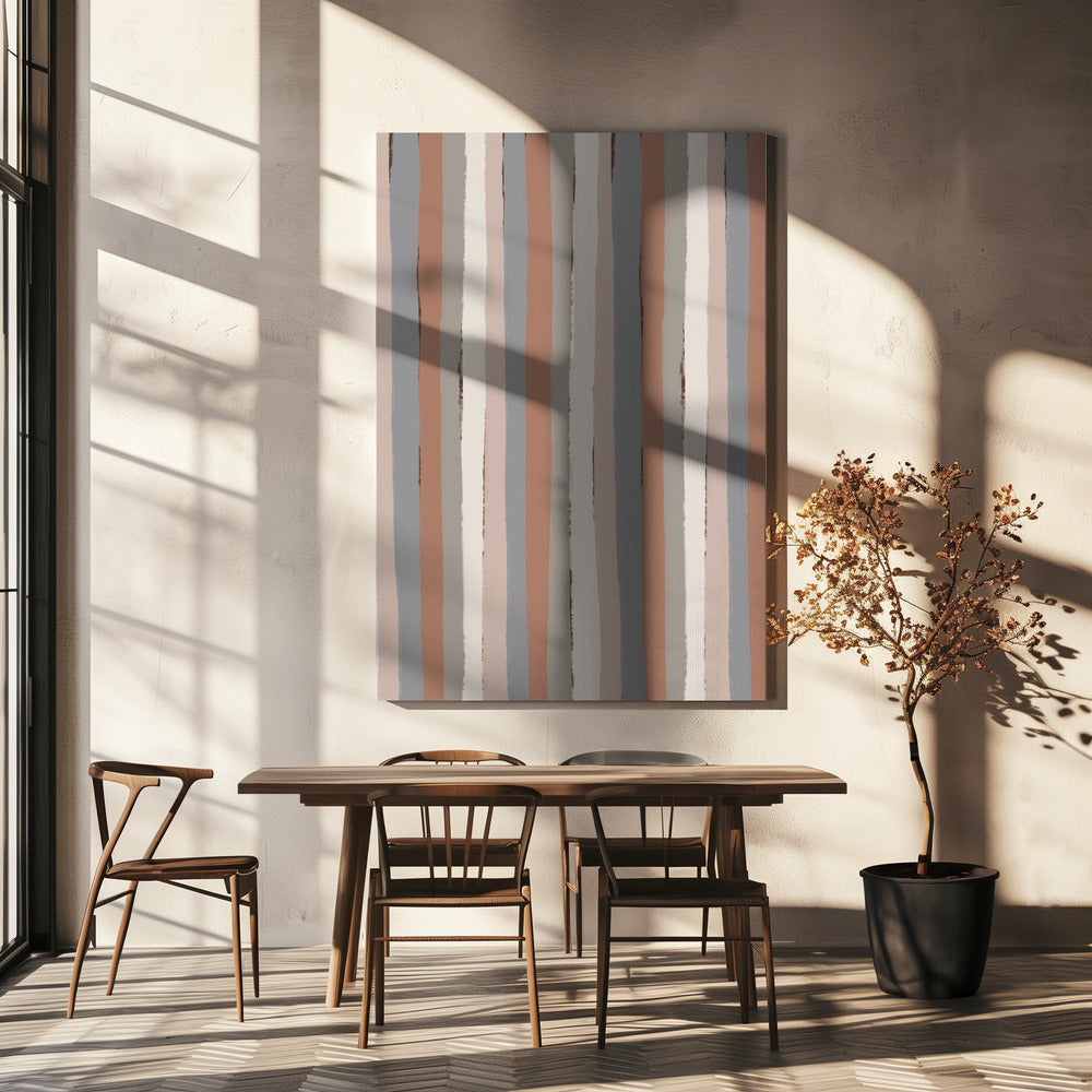 Earthy Stripes | Canvas