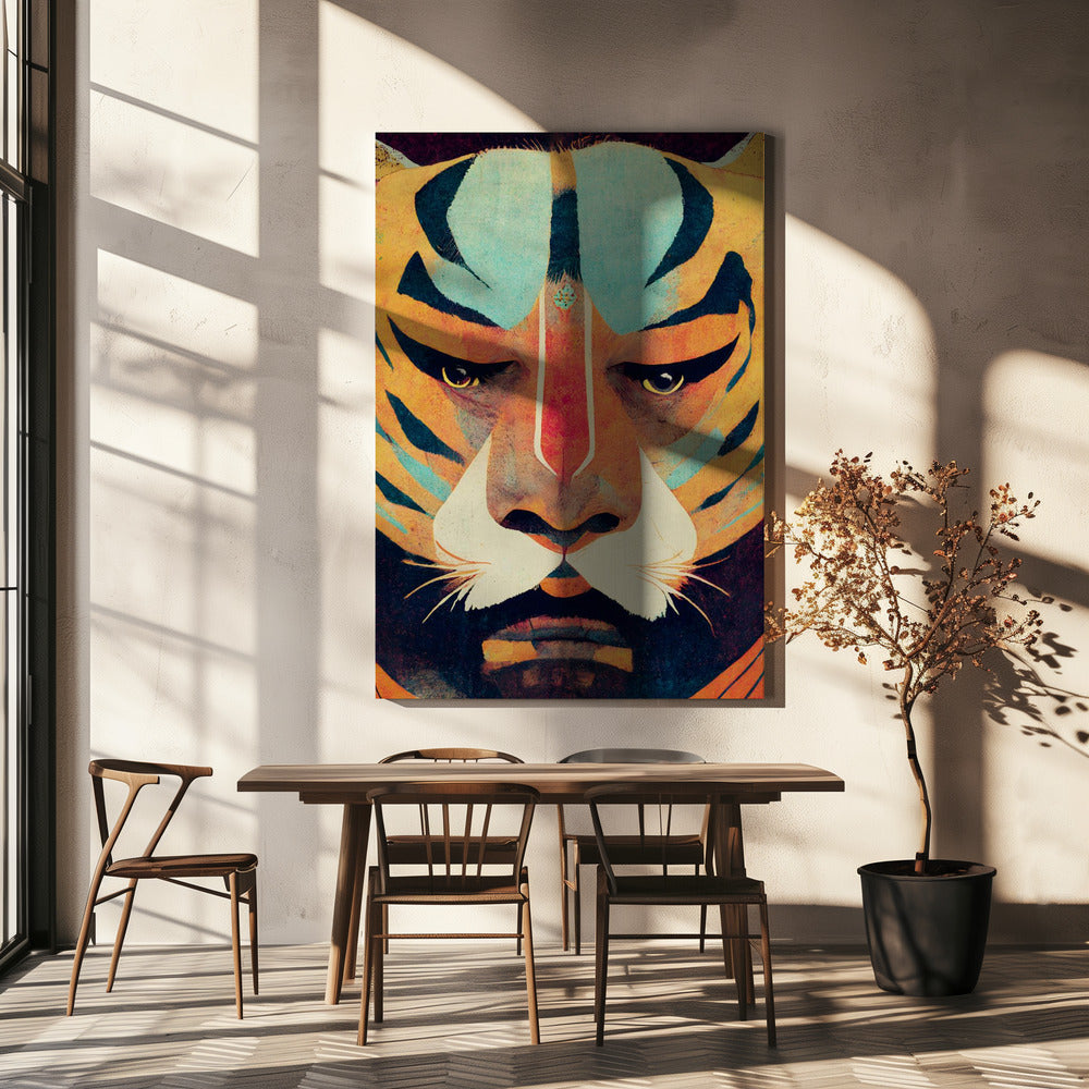 Starker Tiger | Leinwand